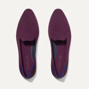 The Almond Loafer<Rothy's The Almond Loafer Plum Twill