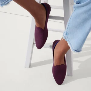 The Almond Loafer<Rothy's The Almond Loafer Plum Twill