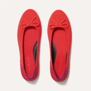 The Ballet Flat<Rothy's The Ballet Flat Glamour Red