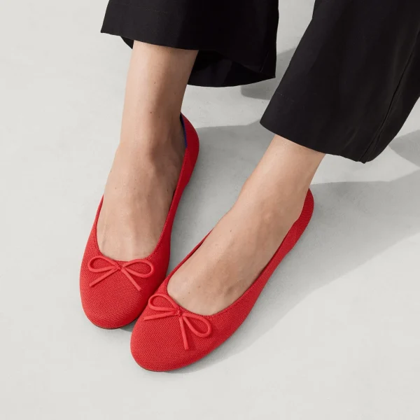 The Ballet Flat<Rothy's The Ballet Flat Glamour Red