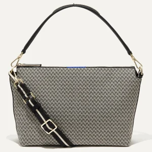 Crossbody & Belt Bags<Rothy's The Daily Crossbody Black Mist Herringbone