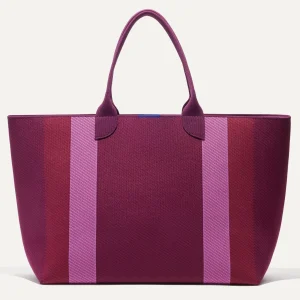 Totes<Rothy's The Lightweight Mega Tote Mulberry Rugby Stripe