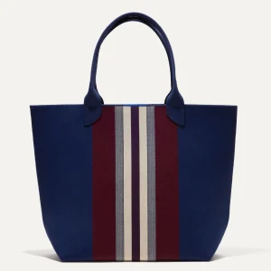 Totes<Rothy's The Lightweight Tote Oxford Heel Stripe