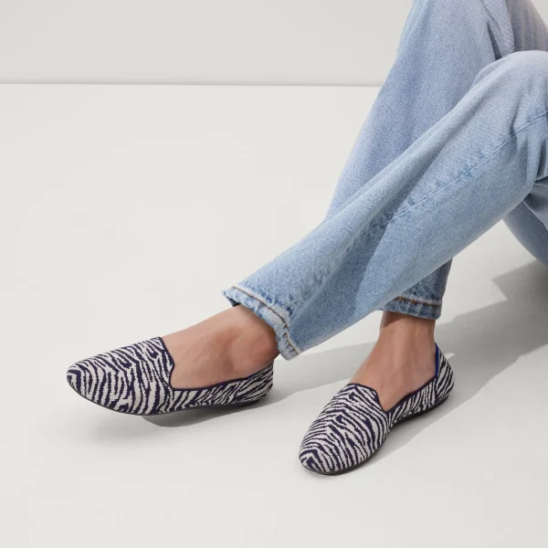 The Loafer<Rothy's The Loafer Navy Zebra