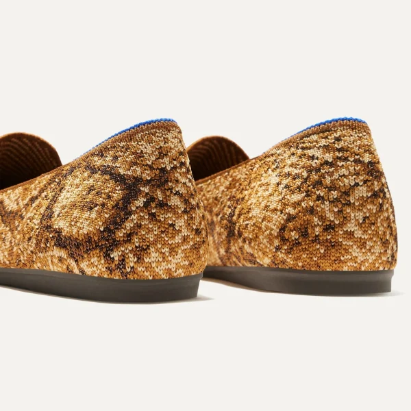 The Loafer<Rothy's The Loafer Bronze Metallic Python