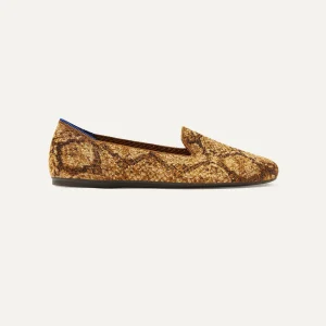 The Loafer<Rothy's The Loafer Bronze Metallic Python