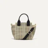 Crossbody & Belt Bags<Rothy's The Mini Handbag Ivory Glen Plaid