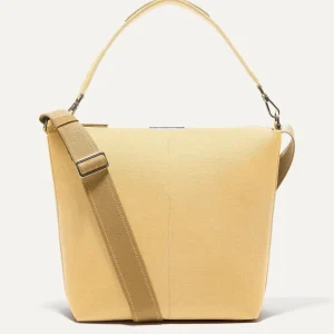 Handbags<Rothy's The Mini Zip Bucket Butter Yellow