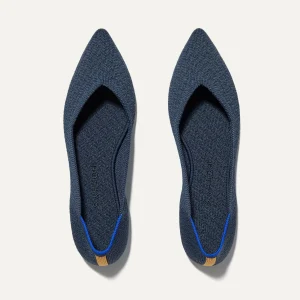 The Point<Rothy's The Point Navy Herringbone