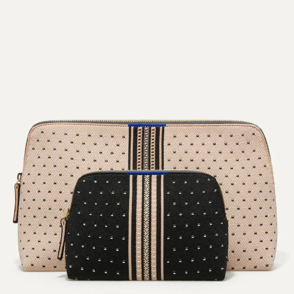 Clutches & Pouches<Rothy's The Vanity Set Tuxedo Stripe