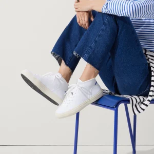 The Lace Up<Rothy's The Women's High Top Sneaker Bright White